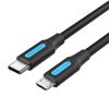 Cablu USB-C 2.0 la Micro USB Vention COVBH 2A 2m negru