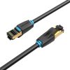 Cablu de rețea CAT8 SFTP Vention IKABF RJ45 Ethernet 40Gbps 1m negru