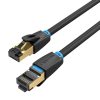 Cablu de rețea CAT8 SSTP Vention IKABG RJ45 Ethernet 40Gbps 1.5m Negru