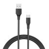 Cablu USB 2.0 la USB-C Vention CTHBC 3A, 0,25m negru