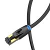 Cablu de rețea CAT8 SFTP Vention IKABH RJ45 Ethernet 40Gbps 2m negru