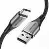 Cablu USB 2.0 A la USB-C Vention CODHC 3A 0,25m gri