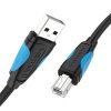 Cablu imprimantă USB 2.0 A și USB-B Vention VAS-A16-B200 2m Negru