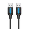 Cablu USB 2.0 Vention COJBC 2A 0,25m Negru PVC