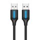 Cablu USB 2.0 Vention COJBH 2A 2m negru PVC