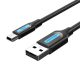 Cablu USB 2.0 A la cablu Mini-B Vention COMBC 0,25m Negru PVC