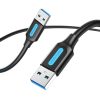 Cablu USB 3.0 Vention CONBD 2A 0,5 m Negru PVC