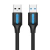 Cablu USB 3.0 Vention CONBG 2A 1.5m PVC negru