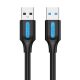 Cablu USB 3.0 Vention CONBG 2A 1.5m PVC negru