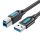 Cablu imprimantă USB 3.0 A-B Vention COOBF 2A 1m negru PVC