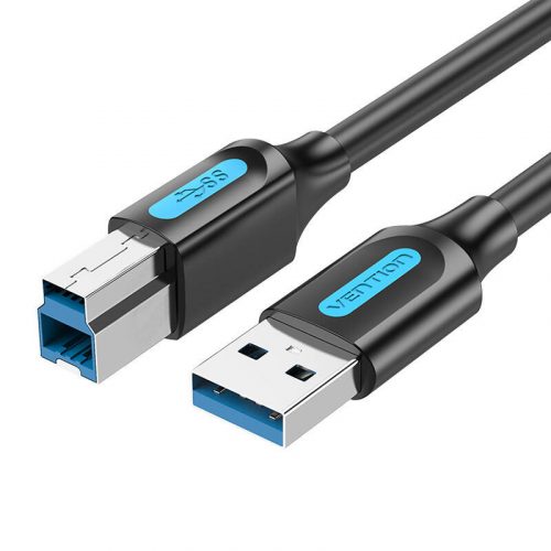 Cablu imprimantă USB 3.0 A-B Vention COOBF 2A 1m negru PVC