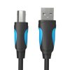 Cablu imprimantă USB 2.0 A la USB-B Vention VAS-A16-B500 5m Negru