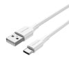 Cablu USB 2.0 A la USB-C 3A Vention CTHWF 1m alb