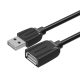 Hosszabbító kábel USB 2.0 Vention VAS-A44-B150 1,5m Fekete