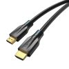 Cablu HDMI 2.1 Vention AANBF, 1m, 8K 60Hz/ 4K 120Hz (czarny)