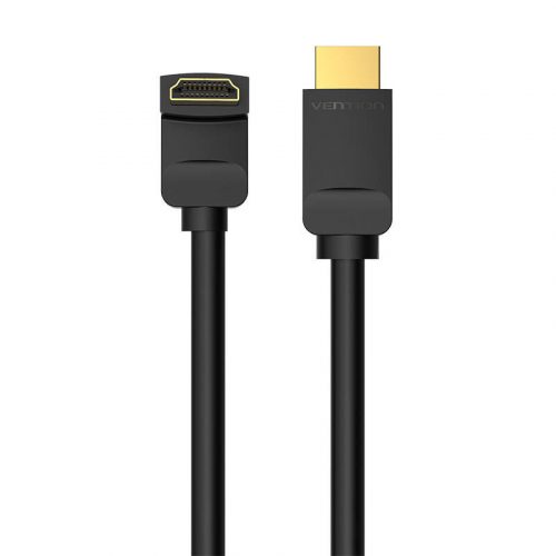 Cablu HDMI 2.0 Vention AAQBH 2m, unghi 270°, 4K 60Hz (negru)