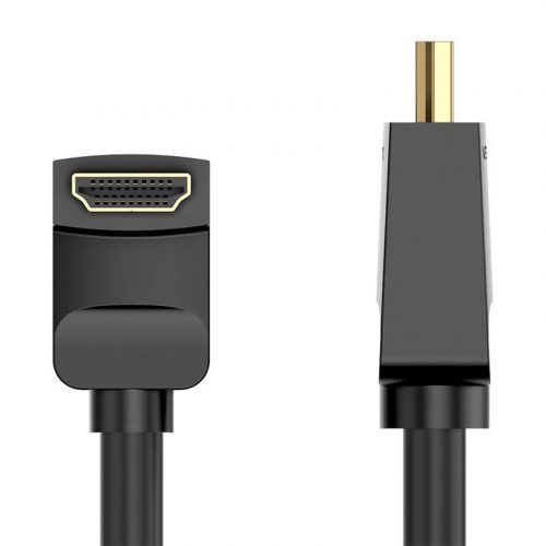 Cablu HDMI 2.0 Vention AARBG 1.5m, unghi de 90°, 4K 60Hz (negru)