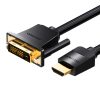 Cablu HDMI la DVI (24+1) Vention ABFBI 3m, 4K 60Hz/ 1080P 60Hz (Czarny)