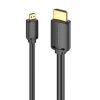 HDMI-D male HDMI-A male 4K HD cablu 1.5m Vention AGIBG (negru)