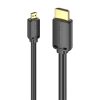 HDMI-D male HDMI-A male 4K HD cablu 2m Vention AGIBH (negru)