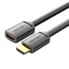 HDMI 2.0 male HDMI 2.0 female extension cable Vention AHCBI 3m, 4K 60Hz, (negru)