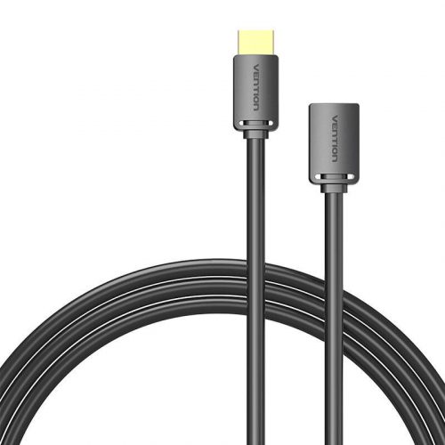 HDMI 2.0 male HDMI 2.0 female extension cable Vention AHCBJ 5m, 4K 60Hz, (negru)