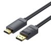 DisplayPort 1.2 HDMI 1.4 cablu Vention HAGBH 2m, 4K 30Hz (negru)