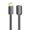 HDMI 2.0 male HDMI 2.0 female extension cable Vention AHCBD 0,5m, 4K 60Hz, (negru)