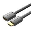 HDMI 2.0 male HDMI 2.0 female extension cable Vention AHCBD 0,5m, 4K 60Hz, (negru)