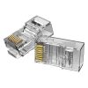 Conector modular RJ45 CAT6 UTP Vention IDDR0-50 transparent în pachet de 50