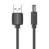 Cablu de alimentare USB 2.0 și DC 5.5mm 5V Vention CEYBD 0,5m (negru)