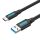 Cablu USB 3.0 A la USB-C Vention COZBG 3A 1,5 m Negru PVC