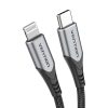 Cablu USB-C 2.0 la cablu Lightning Vention TACHH 2m MFi Gray