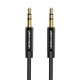 Kábel Audio 3.5mm mini jack Vention BAGBD 0.5m Fekete Fém