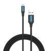 Cablu USB 2.0 A la Micro USB Vention COLBG 3A 1,5m negru