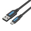 Cablu USB 2.0 A la Micro USB Vention COLBG 3A 1,5m negru