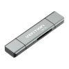 Cititor de carduri multifuncțional USB2.0 Vention CCJH0 Gray