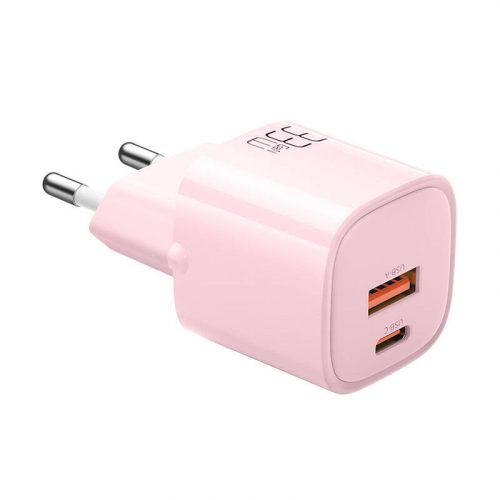 Încărcător GaN 33W Mcdodo CH-0156 USB-C, USB-A (roz)