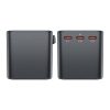 Încărcător de perete multifuncțional de călătorie Acefast Z1, 2xUSB-A, 3xUSB-C, GaN, 67W, US/EU/UK/AU (negru)