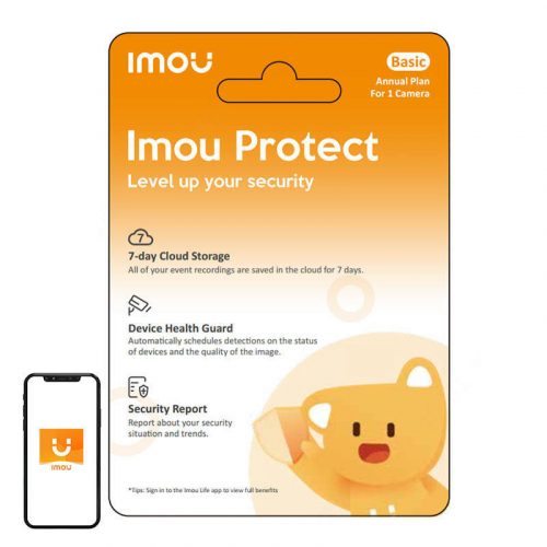 Card cadou IMOU Protect Basic (plan anual)