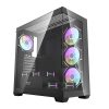 Carcas? pentru computer Darkflash DS900 (negru) + 7 ventilatoare ARGB