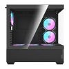 Carcasă pentru computer Darkflash DS900 AIR (negru) + 6 ventilatoare ARGB