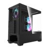 Carcasă pentru computer Darkflash DS900 AIR (negru) + 6 ventilatoare ARGB