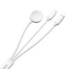 Apple Watch Magnetic Charger Joyroom S-IW008 Lightning + USB-C 5V 1.2m (White)