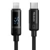 Mcdodo CA-5210 Cablu USB-C la Lightning, 36 W, 1,2 m (negru)