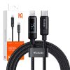 Mcdodo CA-5210 Cablu USB-C la Lightning, 36 W, 1,2 m (negru)