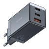 Mcdodo CH-1544 GaN încărcător de perete GaN, 2x USB-C, 1x USB, 67W + cablu USB-C la USB-C (negru)