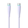 Cablu USB-C la USB-C Toocki TXCTT1- BMH01-P, 1m, PD, FC 100W (violet)