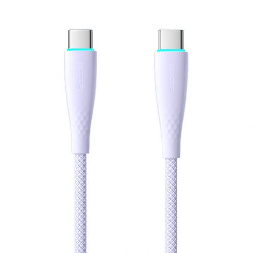 Cablu USB-C la USB-C Toocki TXCTT1- BMH01-P, 1m, PD, FC 100W (violet)