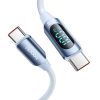 Cablu USB-C la USB-C Toocki TXCTT1- XX04-B2, 2m, FC 100W (albastru)